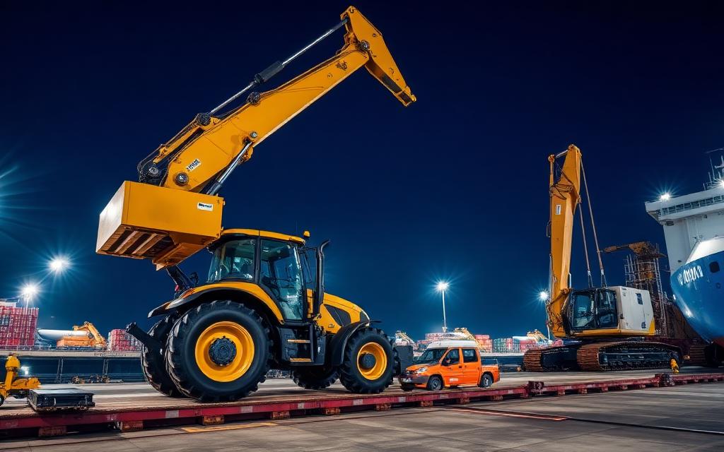 Plant & Machinery — Moving tractors, excavators and agricultural units by sea